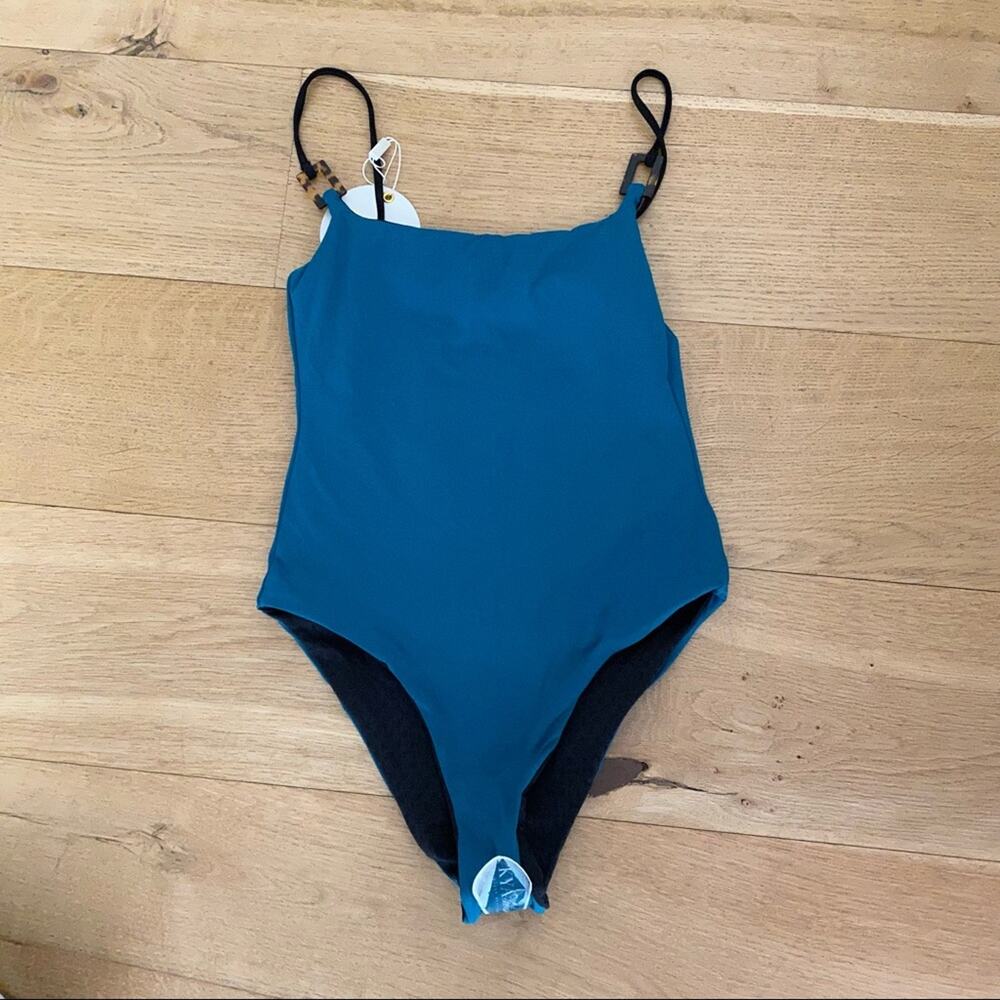 KYA Swim - One Piece in Black and Teal